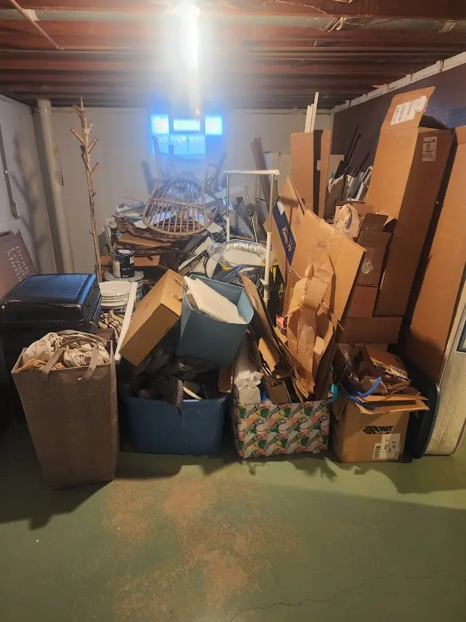 Roll-off dumpster container at job site for 8 Yard Dumpster Rental in Riviera Beach